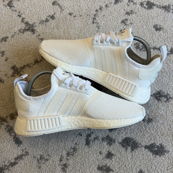 adidas nmd R1 tripple white silver mens shoes - Picture 2 of 6